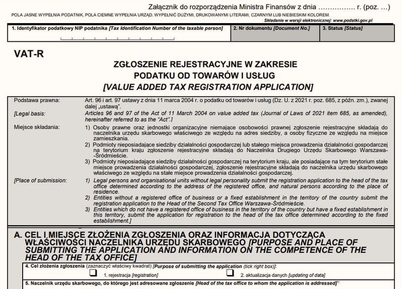 Wyrejestrowanie z VAT: jaki formularz złożyć i w jakim terminie?