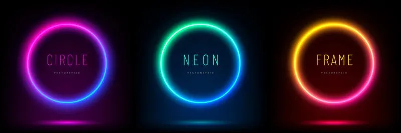 Blask neonowy w tekście