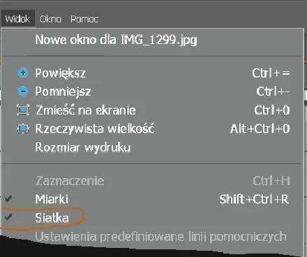 Dzielenie zdjęć w Photoshopie