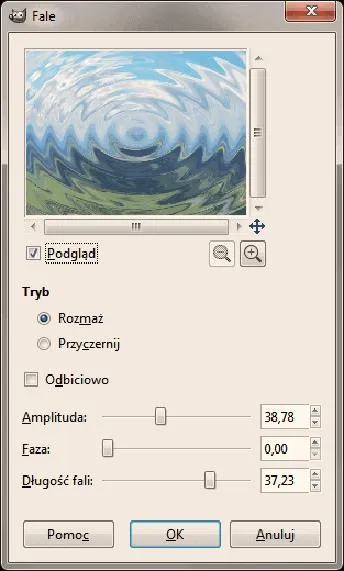 Efekty graficzne w GIMPie