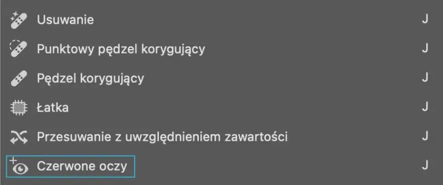 Jak usunąć czerwone oczy