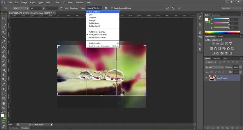 Linie pomocnicze w Photoshopie