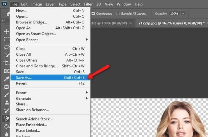 Photoshop usuń otoczkę
