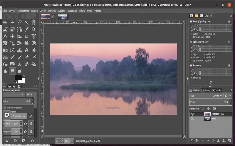 Photoshop w GIMPie