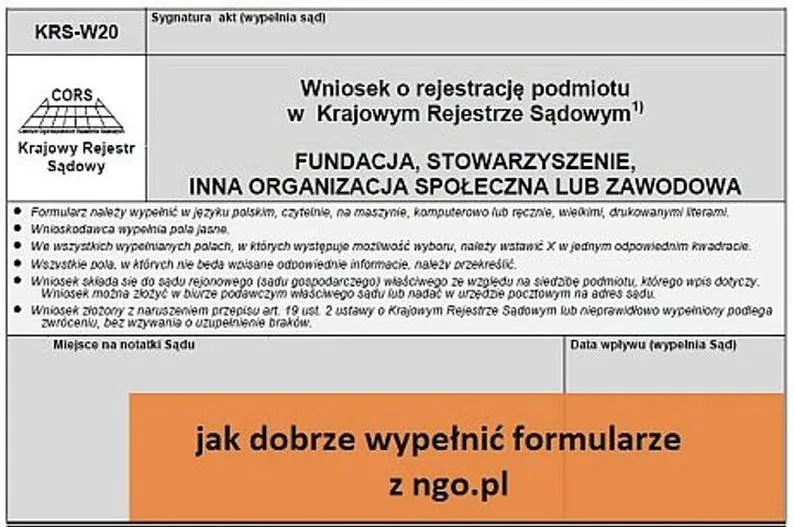 Składanie dokumentów do KRS