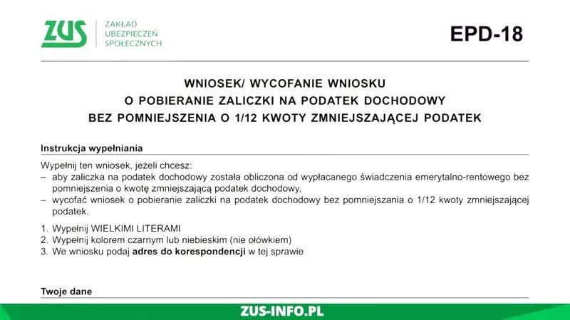 Składanie druku EPD-18