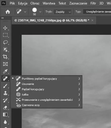 Usuwanie tła w Photoshopie