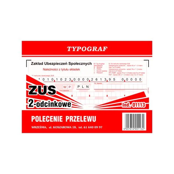 Wypełnienie druków do ZUS
